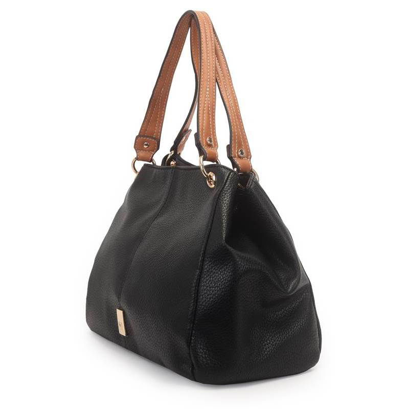 Bolsa feminina WJ preta com design moderno e funcional, ideal para diferentes ocasiões
